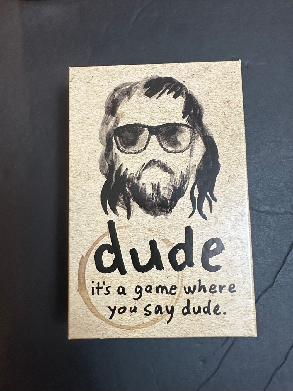 Dude Card Game - Brown Kraft Box
